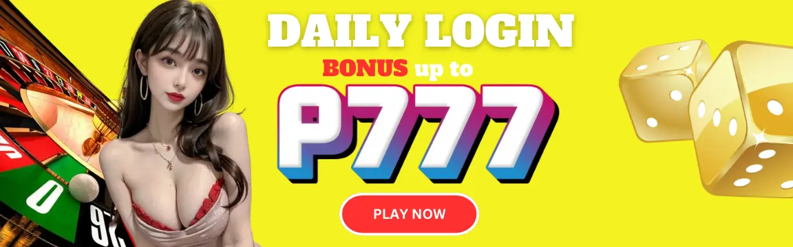 daily login bonus up to P777 @ Fogo777