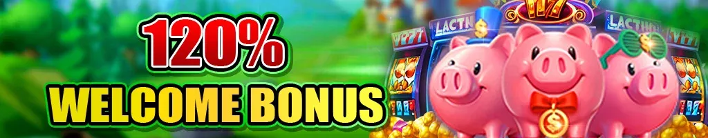 welcome bonus up to 120% 